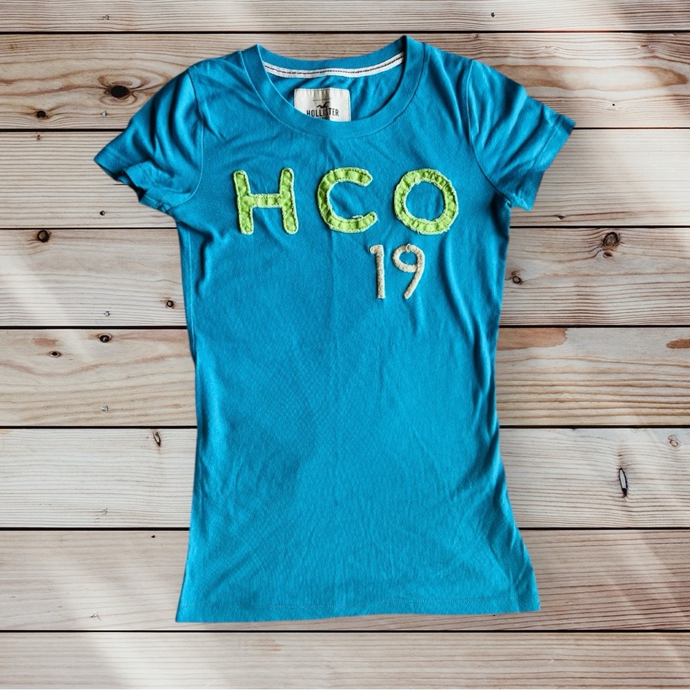Hollister Blue Short Sleeve Tee